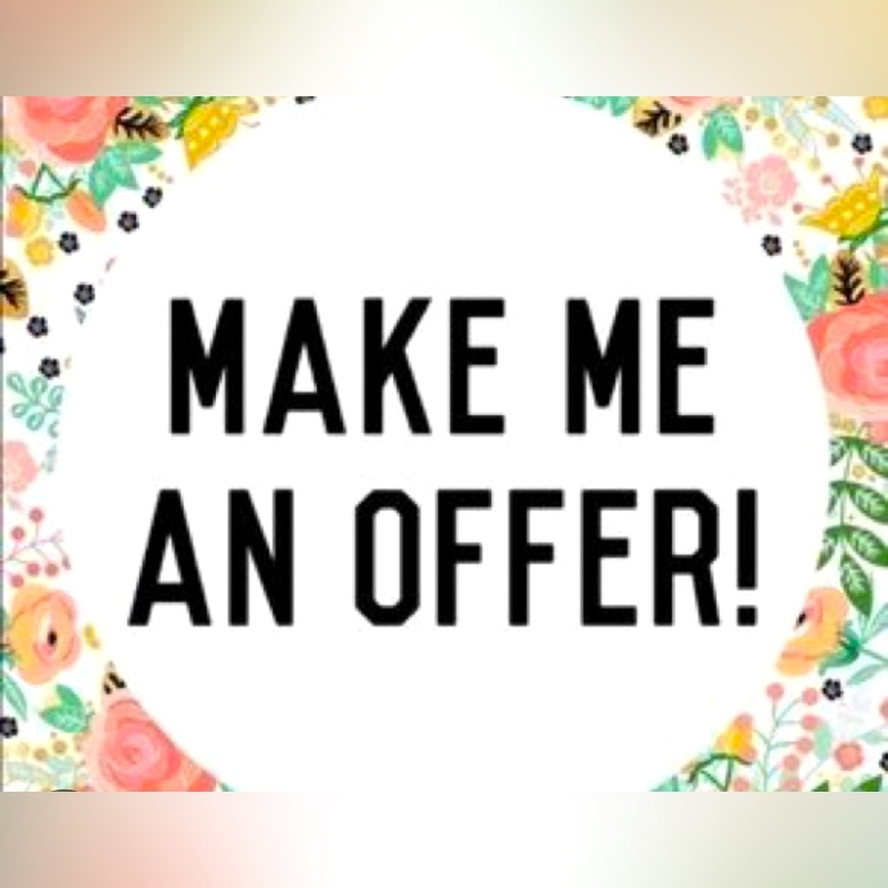 Thank you for shopping!!! Hit Like or Send an Offer!:)